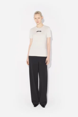 Das Baby-Tee in Ecru mit JPG-Print