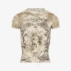 Das beige Madaillon-Hemd