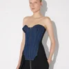 Das Bi-Material-Denim-Korsett Das Bi-Material-Denim-Korsett