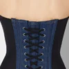 Das Bi-Material-Denim-Korsett Das Bi-Material-Denim-Korsett