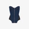 Das Bi-Material-Denim-Korsett Das Bi-Material-Denim-Korsett