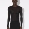 Das Jean Paul Gaultier Oberteil mit Flockdruck Das Jean Paul Gaultier Oberteil mit Flockdruck