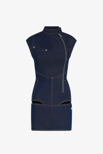 Das Jeans-Kleid mit Reißverschluss