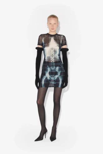 Das kurze schwarze Squeletor-Kleid