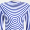 Das lange blaue Target-Kleid Das lange blaue Target-Kleid