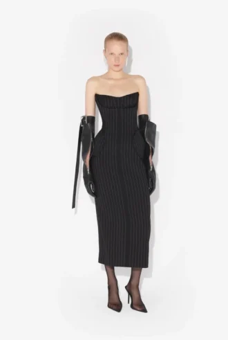 Das lange Bustier-Kleid