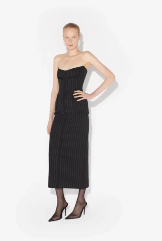 Das lange Bustier-Kleid