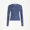 Das Polka-Dot-Oberteil