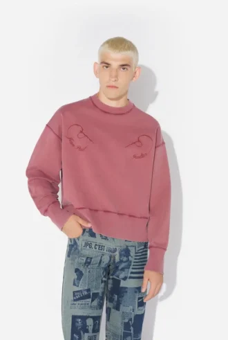 Das Sweatshirt mit Stickerei „Needles“