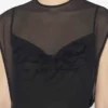 Das „Tattoo Ruban“-Kleid mit Flockdruck Das „Tattoo Ruban“-Kleid mit Flockdruck