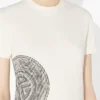 Das weiße Baby-Tee mit Laurel-Aufdruck Das weiße Baby-Tee mit Laurel-Aufdruck