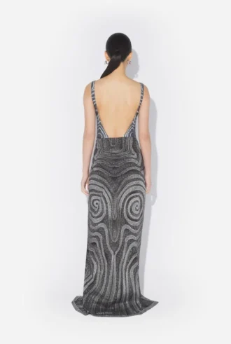 Der schwarze Spiral-Sarong