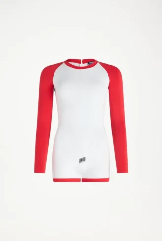 Der zweifarbige Junior Gaultier Playsuit Der zweifarbige Junior Gaultier Playsuit