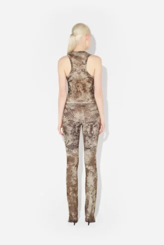 Die beige Madaillon-Hose