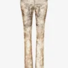 Die beige Madaillon-Hose Die beige Madaillon-Hose