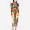 Neuauflage – das braune Midi-Kleid mit Punkten