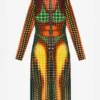 Neuauflage – das braune Midi-Kleid mit Punkten