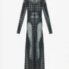 Neuauflage – das Kleid mit schwarz-weißem Punktmuster Neuauflage – das Kleid mit schwarz-weißem Punktmuster