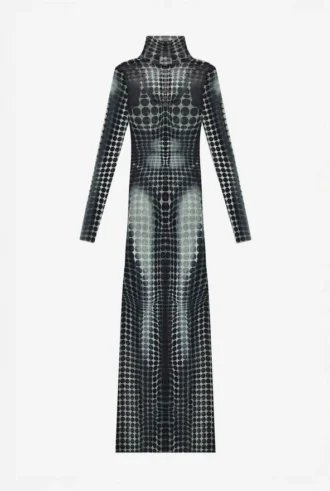 Neuauflage – das Kleid mit schwarz-weißem Punktmuster