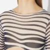 Neuauflage – das marineblaue Body Morph-Oberteil