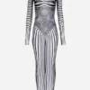 Re-Edition – das marineblaue Body Morph-Kleid