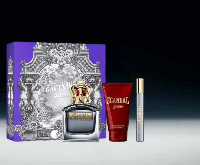 Scandal Pour Homme 3,4 oz, Duschgel 2,5 oz und Spray Scandal Pour Homme 3,4 oz, Duschgel 2,5 oz und Spray
