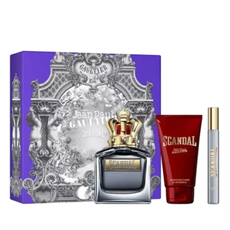 Scandal Pour Homme 3,4 oz, Duschgel 2,5 oz und Spray