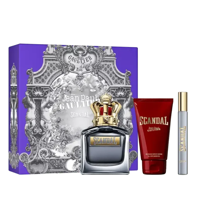 Scandal Pour Homme 3,4 oz, Duschgel 2,5 oz und Spray Scandal Pour Homme 3,4 oz, Duschgel 2,5 oz und Spray
